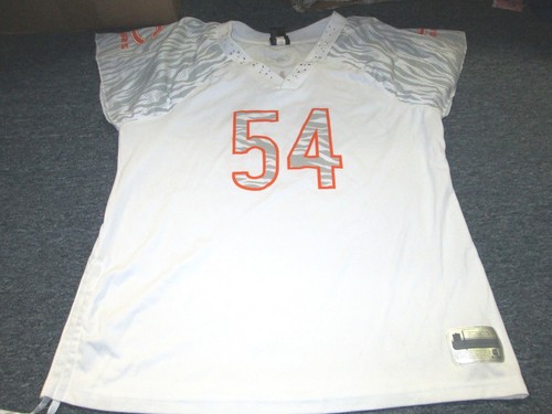 REEBOK WOMENS NFL CHICAGO BEARS BRIAN URLACHER FLIRT JERSEY SIZE XL - 第 1/2 張圖片