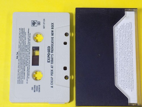 EXPOSED: TODAY'S PROVOCATIVE NEW ROCK - VARIOUS ARTISTS (Cassette, 1981, CBS) - Picture 2 of 2
