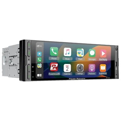Power Acoustik CP-71WA UPDATED 1-DIN Stereo Apple CarPlay & Android Auto NEW