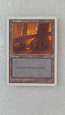 MTG MAGIC THE GATHERING CARD VF Sumpf 1997 A