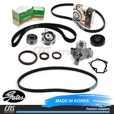 Gates HTD Timing Belt Kit Water Pump V- Belt for 2009-2012 Hyundai Elantra 2.0L