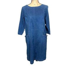 J Jill Denim Shift Dress Womens Small 