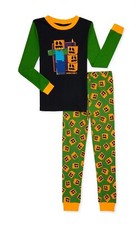 Toddler Boys Long Sleeve Halloween Pajama Set Minecraft 2-Piece Size: 6