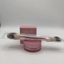 ✨DOLL 10~DOLL SKIN PINK POWER BRIGHTENING TREATMENT POWDER WITH BRUSH~NEW✨