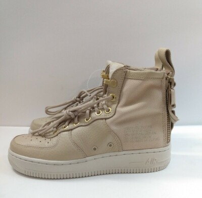 Nike Air Force 1 Mid  Mushroom  SF Womens Size 6.5 Tan 