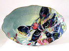 Anthropologie Starla Halfmann Dusk Racoon Platter 16"