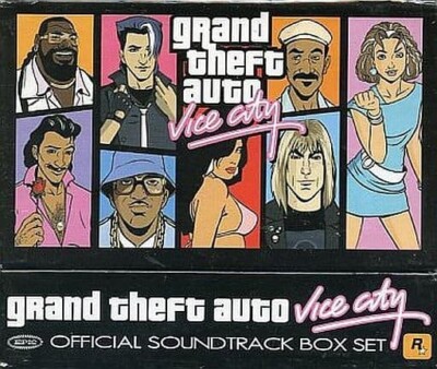 GTA グランドセフトオートバイスシティ　サントラCD GRAND THEFT AUTO Vice City Official Sound Track Set Imported
