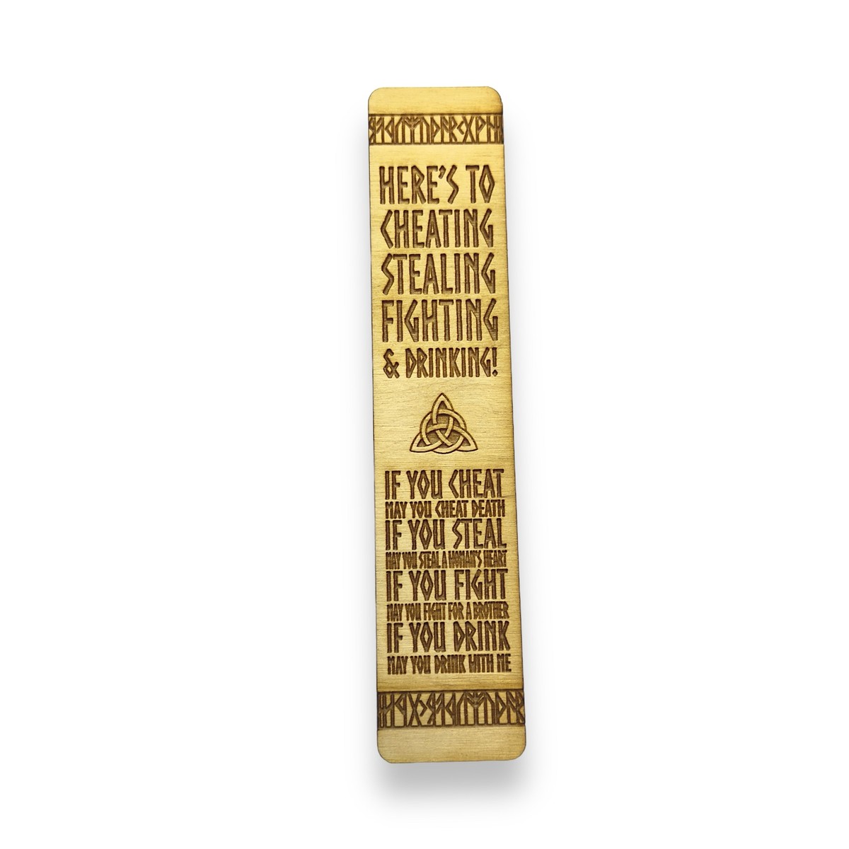 Bookmark - LEATHER - PERSONALIZED - Viking Toast Bookmark - LEATHER - PERSONALIZED - Viking Toast