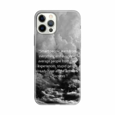 Personalisierte Handy Hülle Weich Individuell Cover Zitate Design - QUO8