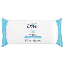 Dove Baby Wipes, Rich Moisture, 50 Count Pack of 12 