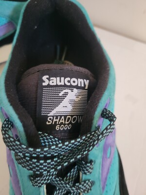 Saucony Shadow 6000 Size 12 Bermuda S70178-1 Suede Sneakers 