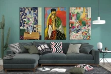 Set of 3 classic canvas Painting Art Modern Art Wall Decor home decor