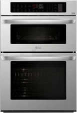 30-in Self-cleaning Fingerprint-resistant Convection Microwave Wall Oven Combo