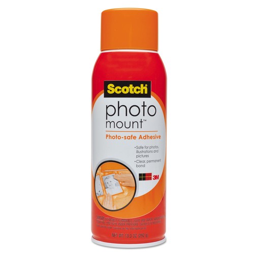 Scotch Photo Mount Spray Adhesive 10.25 oz Aerosol 6094