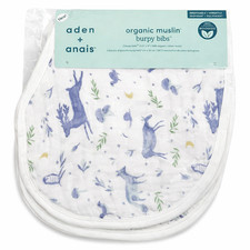 Aden  Anais 2pk Breathable Organic Muslin Burpy Bib
