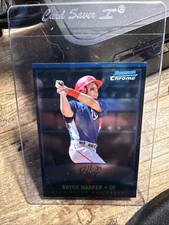 2010 Bowman Chrome Bryce Harper Prospects BCP1 Nationals Rookie Prospect Card. rookie card picture