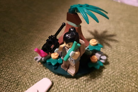 Lego City 60011 & 30665 Jetski Rescue + Baby Gorilla Island 3 Minifigures Shark