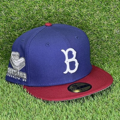 ''NETS'' BROOKLYN DODGERS NBA CROSSOVER EXCLUSIVE EBBETS FIELD NEW JERSEY FITTED