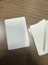 100 Curved Edge Aceo Cards~ Blank 140 lb Wate...