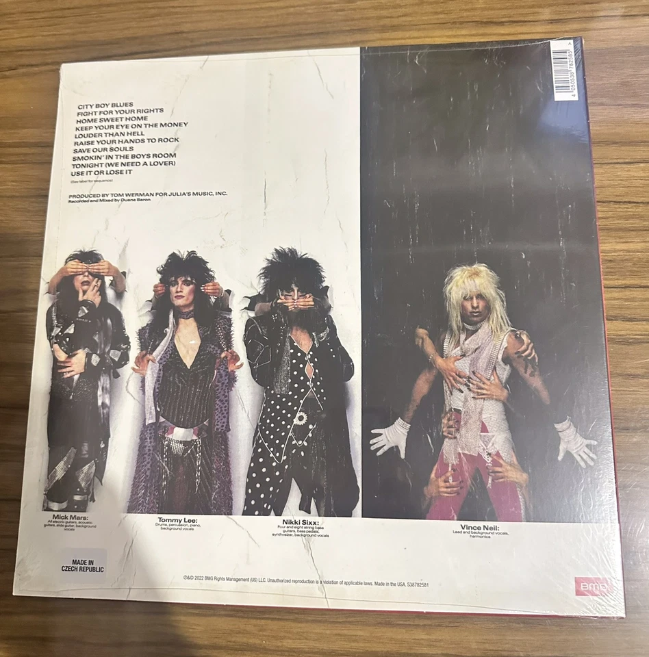 Motley Crüe Theatre Of Pain 40th Anniversary Remaster 2022 Reissue Sealed Vinyl - Image 2 of 4