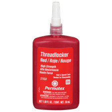 Threadlock High Strength Fast Acting Nut & Bolt Thread Lock Sealant - 50 ml