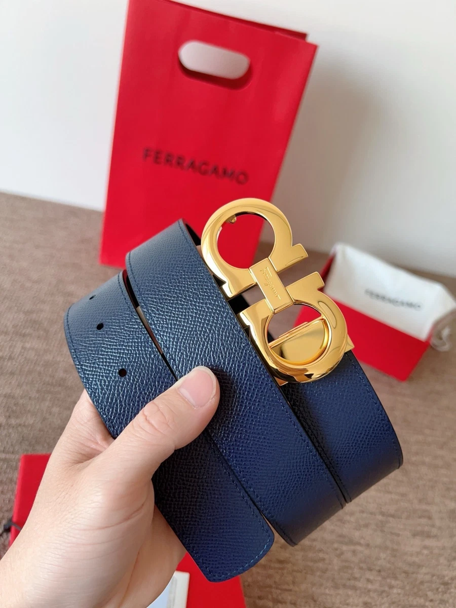 Salvatore Ferragamo Blue Belts for Men for sale | eBay