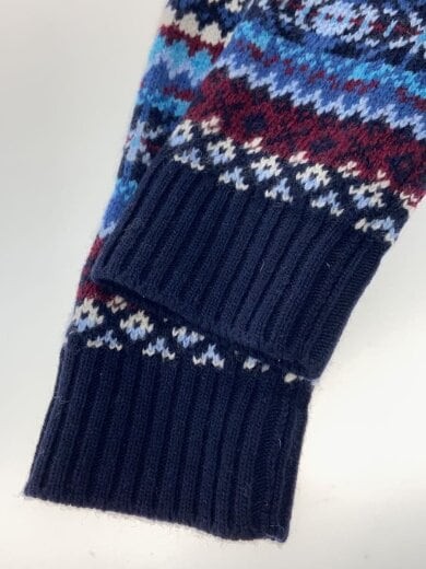 PRADA 2022 Autumn/Winter Nordic Print Sweater/ Thick Wool Knit Sweater/ Size 44/ thumbnail 6