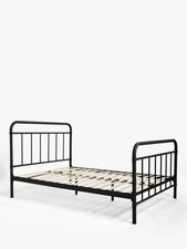 John Lewis Dorm Metal Bed Frame, King Size, Black R:44