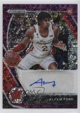 2021-22 Panini Prizm Draft Picks Purple Circles 9/30 Aleem Ford #DP-AFO Auto 0v0