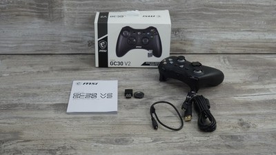 MSI Force GC30V2 Wireless Gaming Controller, Dual Vibration Motors, Dual Connect