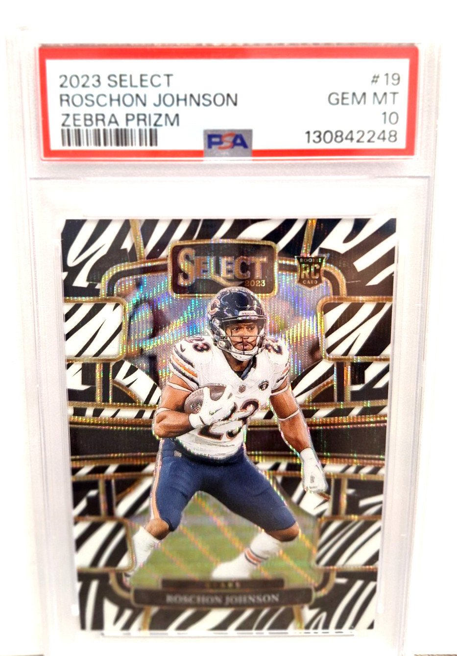 Roschon Johnson Panini Select #19 Zebra