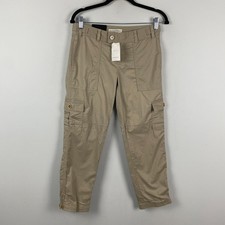 Banana Republic Ryan Cargo Pants Size 2 Beige Straight Ankle