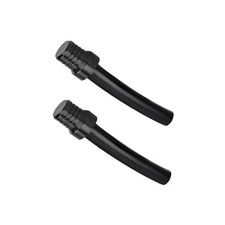 2 PCS Breather Hose Gas Fuel Tank Cap, CNC One Way Tank Valve Black Hose Black