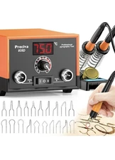 Preciva 935D Dual Pen Wood Burning Kit with Digital Display Wood Burning Tool