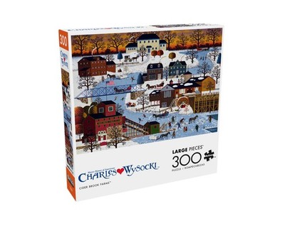Buffalo Games - Charles Wysocki - Cider Brook Farms - 300 Large, Multicolor