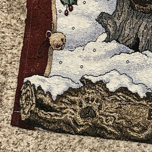 Arazzo da parete vintage Boyd’s Bears & Friends Natale 28 x 36 era la notte prima - Foto 7 di 10