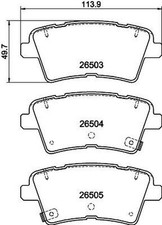 Bremsbelagsatz Scheibenbremse HELLA für KIA OPTIMA Sportswagon (JF)