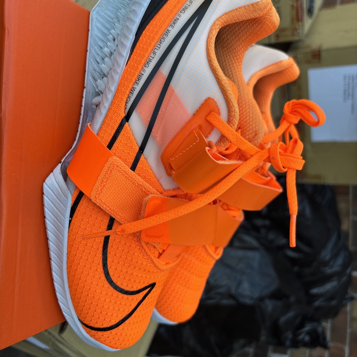 Nike Romaleos 4 Total Orange CD3463-801 Men’s 6 / Women’s 7.5 New Without Box Nike Romaleos 4 Total Orange CD3463-801 BNIB Size: 10.5 | eBay main image 3