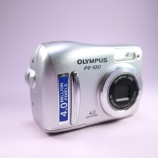 Olympus FE-100 4.0MP Compact Digital Camera Silver Tested