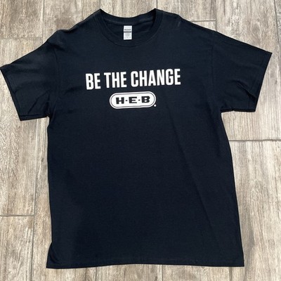 Rare Never Been Worn H-E-B Employee  Be the Change  Controversial Shirt