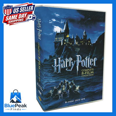 Harry Potter Complete 1-8 Film Collection DVD 2011 8-Disc Box Set New