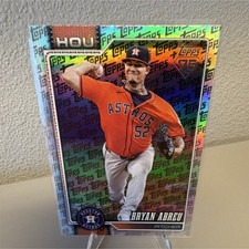 Topps 2026 Series 1 Bryan Abreu Houston Astros #438 75th Anniversary TOPPS FOIL