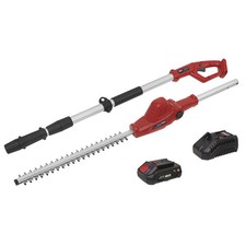 Image of Sealey 20V 2Ah SV20 Series Telescopic Cordless Hedge Trimmer Kit CP20VTP01