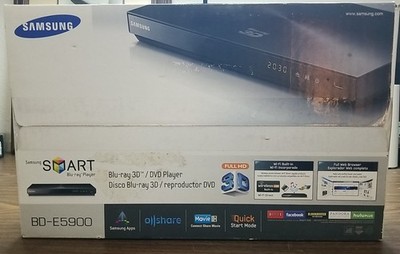 Samsung Smart Blu ray 3D & DVD Player -BD-E5900 3D- Brand New/Sealed Box
