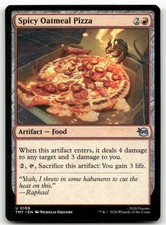 Spicy Oatmeal Pizza Teenage Mutant Ninja Turtles MTG NM