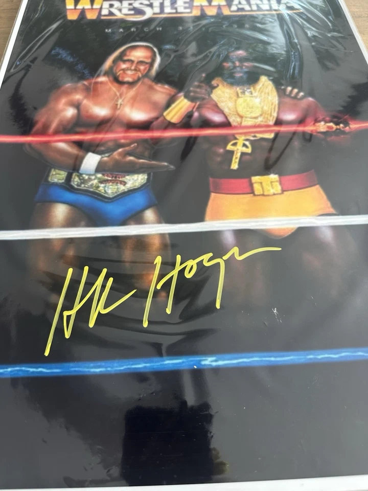 Foto firmada de Hulk Hogan 11x17 con certificado de autenticidad PSA Foto 3 de 4