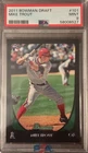 MIKE TROUT 2011 BOWMAN DRAFT BASEBALL #101 ROOKIE CARD RC PSA 9 ANGELS