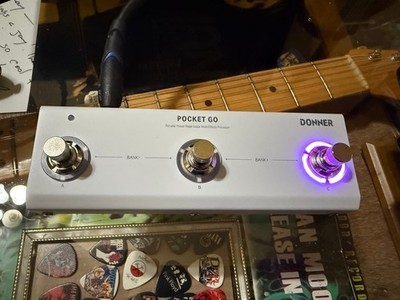 Donner Pocket Go Multi Effects Pedal With 20 amps, 6 effects, 20 IRs, 21 presets