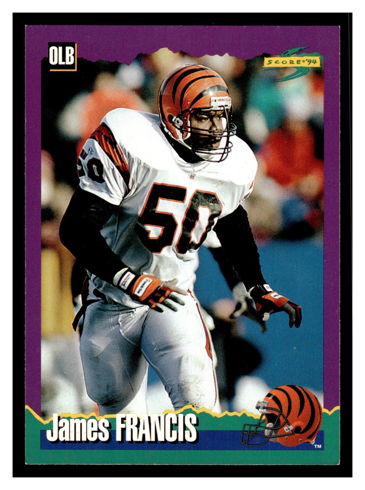 1994 Score James Francis #135 Cincinnati Bengals