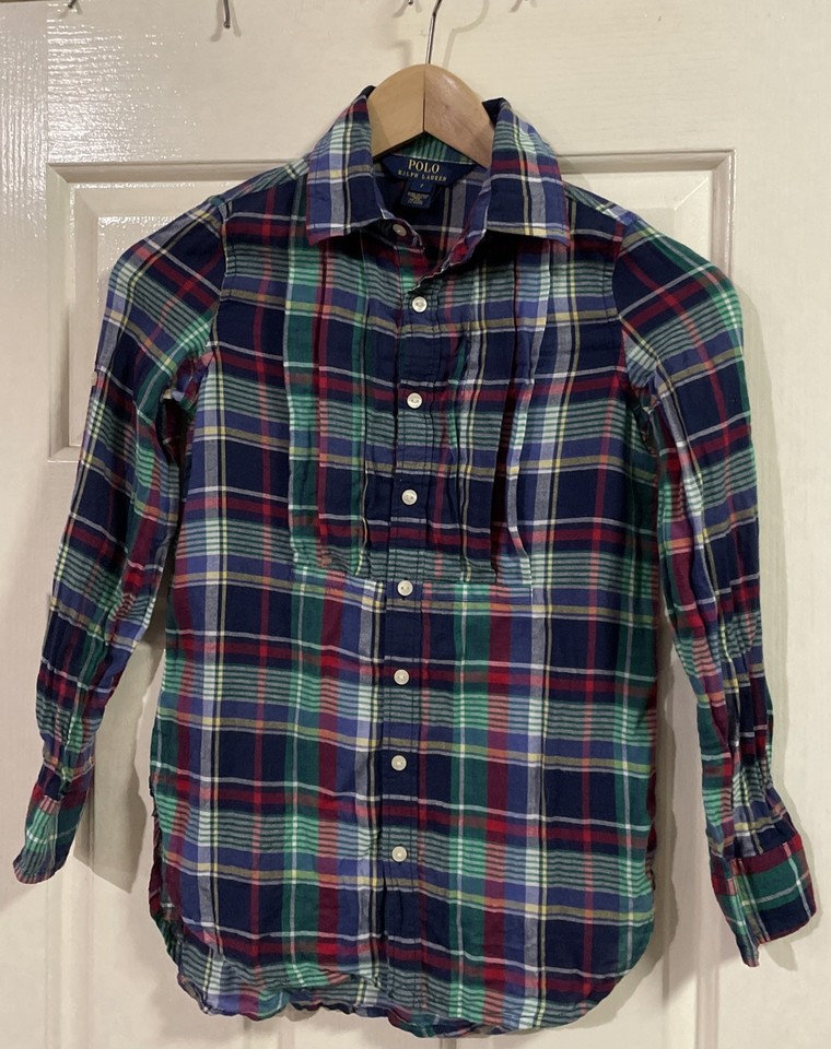 Ralph Lauren Children’s Tartan Shirt Age 7